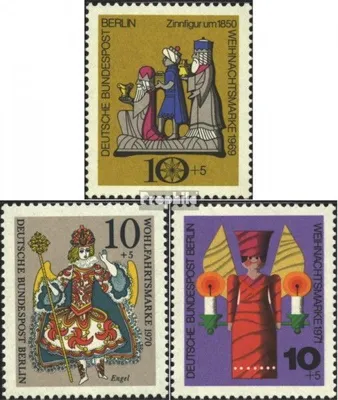 Produktbild von Briefmarken Berlin (West) 1969 Mi 352,378,417 (kompl.Ausgaben) postfrisch Weihnachten