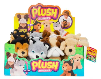 Produktbild von Toi-Toys Plüschwelpe Kuscheltier Hund 15cm Geschenk
