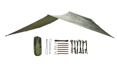 Image de Bushmen EASY Tarp 4×3 / green Accessoires