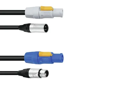 Produktbild von PSSO Kombikabel DMX PowerCon/XLR 3m (30227799)