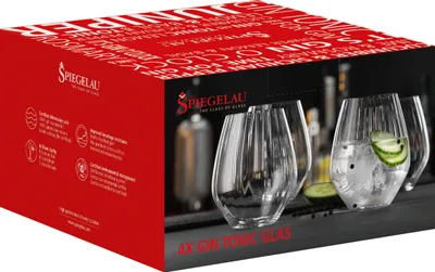 Obrázok produktu pre Spiegelau 4810180, Pohár na Gin & Tonic, 625 ml, Sklo, Priehľadná, 4 kusov, 119 mm