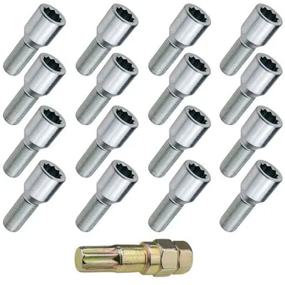 Produktbild von 16x Radschraube M14x1.5, TORX, 30mm, Sternschraube, Kegel, 10R