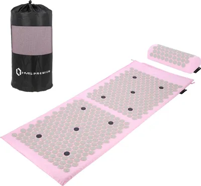 Produktbild von Rosa Akupressurmatten-Set - Schmerzlinderung und Entspannung