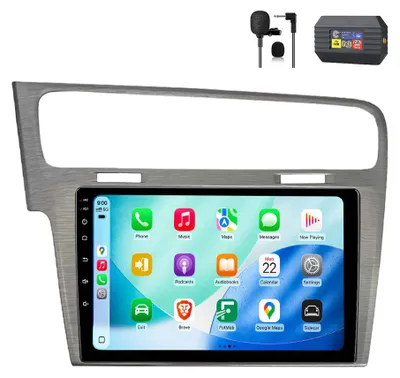 Produktbild von Android Autoradio 10 Zoll 128GB für VW Golf 7 (2012–2017) mit CarPlay & Android Auto Navigation & Bluetooth
