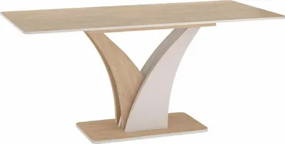 Produktbild von Casa Padrino Esstisch Naturfarben / Creme 120-160 cm - Ausziehbarer Küchentisch