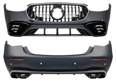 Produktbild von Bodykit für Mercedes S-Klasse W223 2020+ S63 Design Stoßstange Endrohre Kühlergrill.