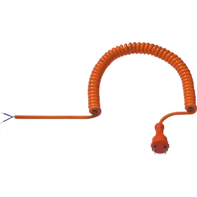 Produktbild von BACHMANN Wendelltg.H05BQ-F 2x1.00 orange, CEE 7/17 Konturenstecker