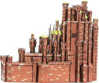Produktbild von METAL EARTH 3D-Puzzle Game of Thrones: Roter Bergfried (ICONX)