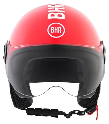Produktbild von BHR 835 SPECIAL, Demi-Jet Helm ECE 22.06, Kratzfestes Visier, Mikrometrischer Verschluss & abnehmbare Wangenpolster, Rot, M