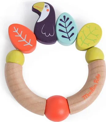 Image de Hochet en bois Toucan, Moulin Roty