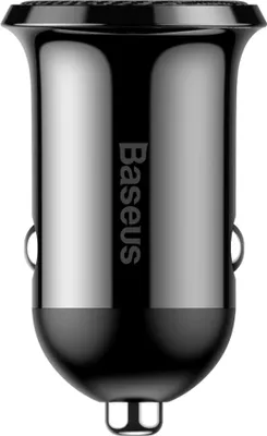 Zdjęcie produktu dla Ładowarka samochodowa Baseus Grain Pro 2x USB 4,8A czarna