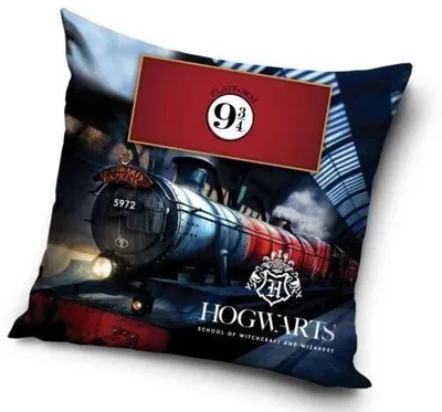 Produktbild von Harry Potter Dekokissen 40 x 40 Hogwarts Express. Gleis 9 3/4