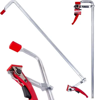 Obrázek produktu pro TVARDY Svěrka rychloupínací ráčnová, typu F, 800 x 120 mm, kovaná GEKO T00591