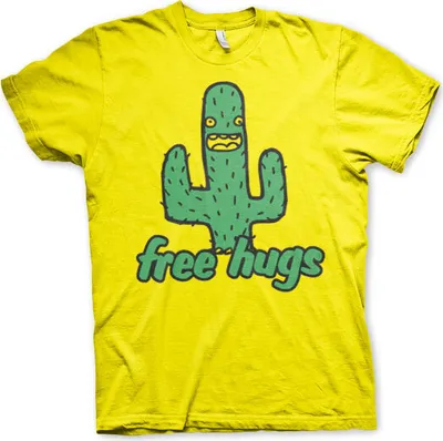 Produktbild von Free Hugs T-Shirt - XX-Large - Yellow