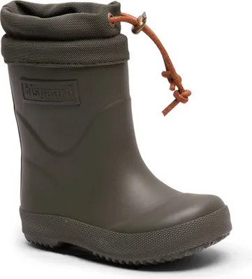 Produktbild von bisgaard 5715243504851, Stiefel, Kind, Grün, Breite Passform, Schnürverschluss, Gummi