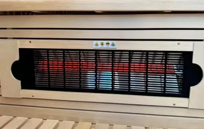 Produktbild von Luxus 2-Personen Infrarot-Sauna mit moderner Computersteuerung Heimsauna