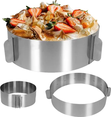 Obrázek produktu pro Nastavitelná forma na pečení 16-30 cm z nerezové oceli