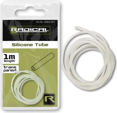Produktbild von Radical Silicone Tube Silikonschlauch Angeln Karpfen transparent 1 m