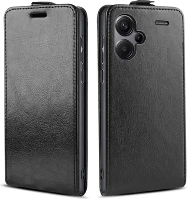 Produktbild von Handy Hülle für Xiaomi Redmi Note 13 Pro+ 5G Magnet Cover Case Klapphülle Schutzhülle Farbe: Schwarz