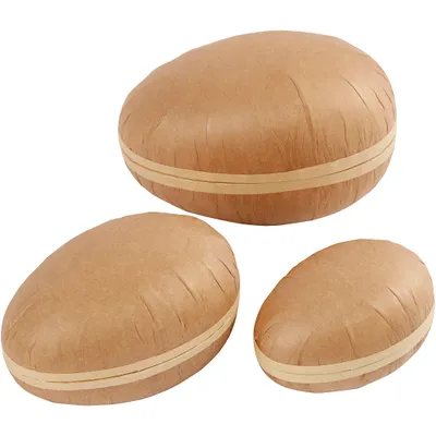 Produktbild von Creativ Company zweiteiliges Ei, L: 12+15+18 cm, 3 Stück 1 Box
