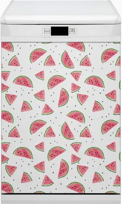 Produktbild von Magnete  Küche Magnetmatte Magnet für Spülmaschine Abwaschbar Dekor 45x80 cm  - Wassermelonenregen