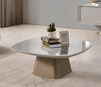 Zdjęcie produktu dla Zestaw do salonu: sofa, fotel, stolik kawowy, biały, nowoczesny styl, modułowy, nowy