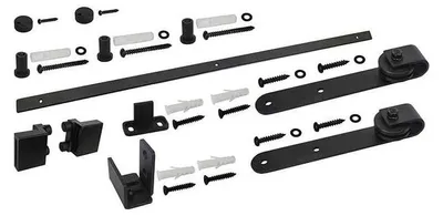 Obrázek produktu pro LogistSystem Modern Mini – kompletní sada posuvných dveří, 91 cm, černá