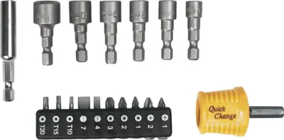 Produktbild von 18-tlg. Bit- Steckschlüsselsatz 1/4"