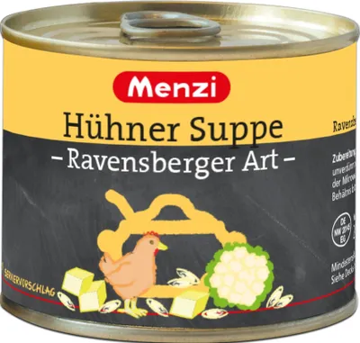 Zdjęcie produktu dla Menzi Ravensberg zupa z kurczaka z kalafiorem 200ml 5-pak