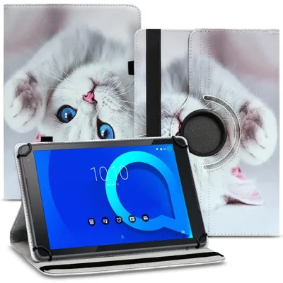Produktbild von 13Schutzhülle für Vale V11E LTE-4128 Tasche Tablet Hülle Case Schutz Cover 360° DrehbarFarbe 360 Uni:Motiv 10