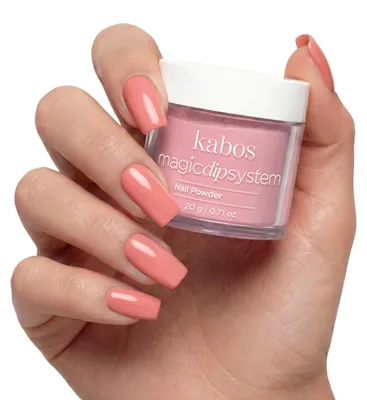 Produktbild von Kabos Magic Dip System Dipping Powder für Nägel 014 Papaya Rose 20g
