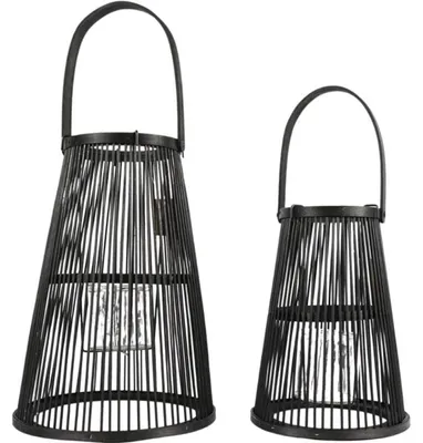 Produktbild von Camau Laterne Schwarz 34,5 cm 2er-Set