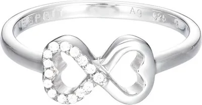 Produktbild von Esprit Damen Ring Silber JW50224 Zirkonia ESRG92857A1, Ringgröße:56 (17.8 mm Ø)
