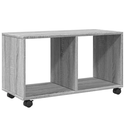 Zdjęcie produktu dla vidaXL Szafka na kółkach Szara Sonoma 72x33x42,5 cm Materiał drewnopochodny