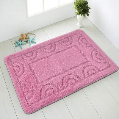Immagine prodotto di Tappetino da bagno antiscivolo, Rosa, 66 x 140 cm