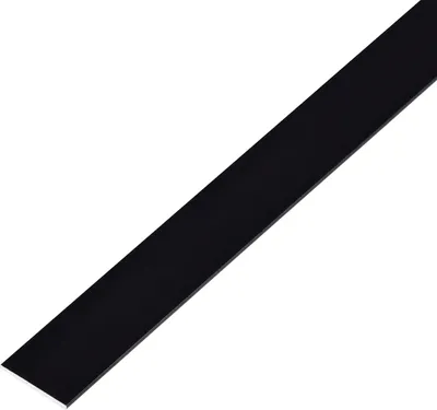 Produktbild von Alberts Flachstange Aluminium, schwarz eloxiert, 1000×30×2 mm