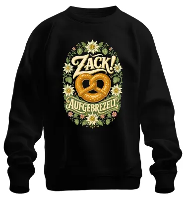 Imagen del producto de Zack! Brezel, Edelweiss, traje tradicional bávaro, pantalones de cuero, sudadera, jersey, , talla XL