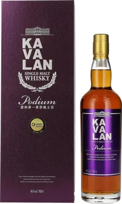 Produktbild von Kavalan Podium Single Malt Whisky in Geschenkpackung | 46 % vol | 0,7 l