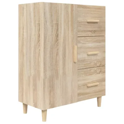 Obrázek produktu pro Příborník dub sonoma 69,5 x 34 x 90 cm kompozitní dřevo