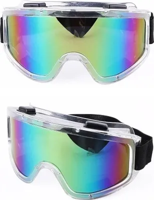 Produktbild von Ski Snowboard Brille,Skibrille Anti Fog UV Schutzbrille Motorradbrillen Outdoor Aktivitäten Skifahren Radfahren Snowboard Wandern Augenschutz,Unisex