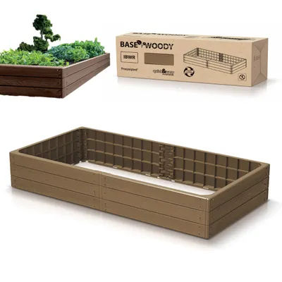 Produktbild von Hochbeet Gartenbett Pflanzkasten Blumenkasten Pflanzkübel Rechteck , Braun
