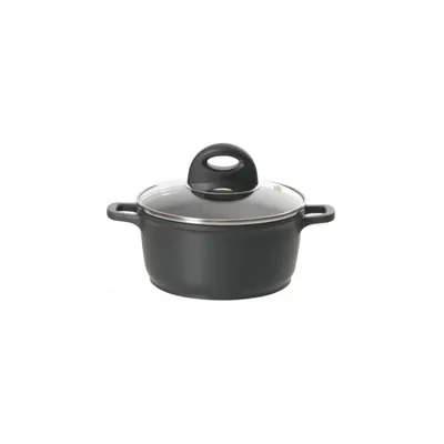 Produktbild von Top Hit Pandura 221452 Kochtopf inkl. Deckel, Gusseisen/Gussaluminium, 16 cm Durchmesser, Antihaftbeschichtung