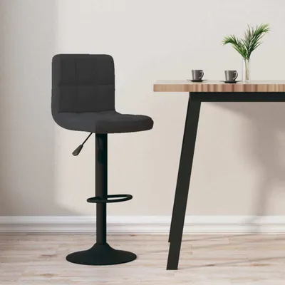 Image de Maison Exclusive - Tabouret de bar en velours noir