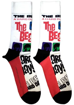 Produktbild von THE BEATLES Socken - A Hard Day's Night Weiß