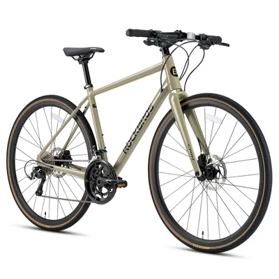 Produktbild von ROCKBROS Spin Trekkingrad 700C Trekking Bike Aluminium, 20 Gang Fahrrad Scheibenbremse Mountainbike Crossbike 28 Zoll Beige S
