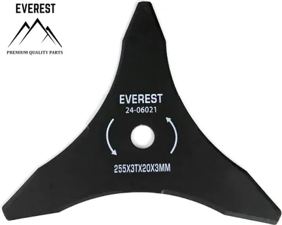 Obrázek produktu pro univerzální řezný kotouč 3 ZĘBY průměr otvoru 20 mm šířka 255 mm tloušťka 3 mm