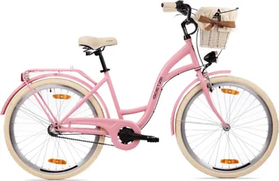 Obrázek produktu pro Městské kolo Goetze Style 26" – 3 rychlosti Nexus, ocelový rám 17", LED osvětlení, košík