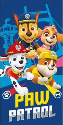 Produktbild von Paw Patrol 140x70 cm Strandtuch Weiches Baumwolltuch für den Sommer