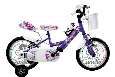 Immagine prodotto di Bicicletta per bambini Canellini VENERE 14" BABY BUNNY - Viola