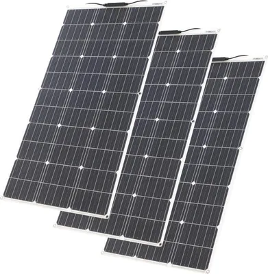 Produktbild von Flexibles Solarpanel, monokristallin, hohe Effizienz, 300w